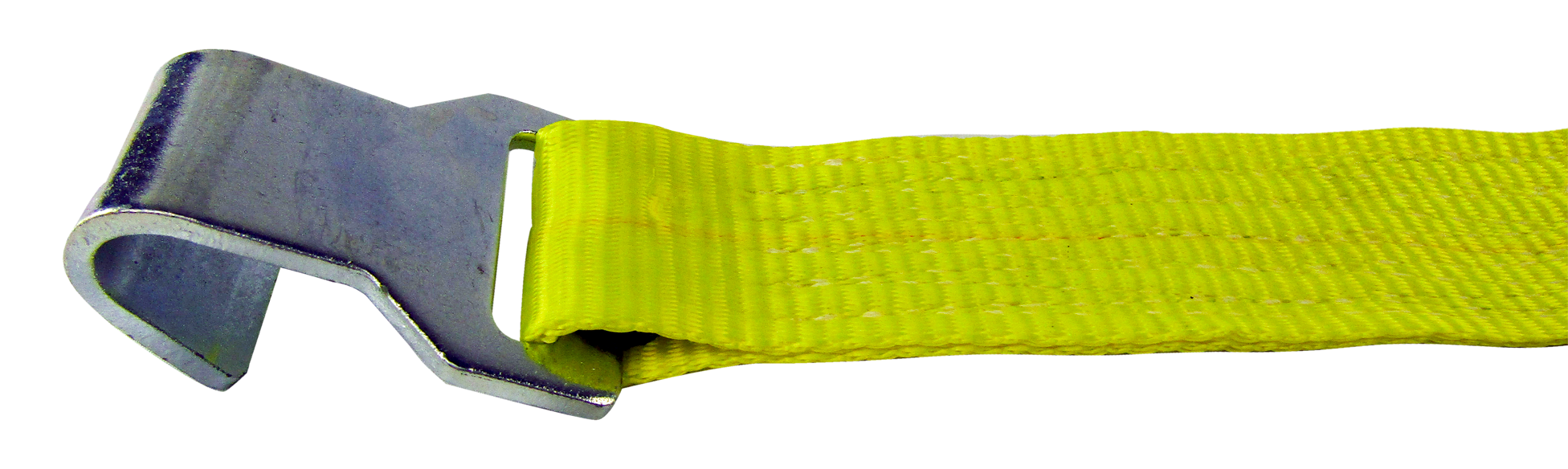 Lift-All Hi-Viz Flat Hook 15k Load Hugger Tuff-Edge Tiedown w/ Ratchet 4"
