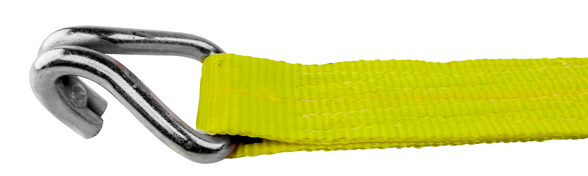 Lift-All Hi-Viz U-Hook 15k Load Hugger Tuff-Edge Tiedown w/ Ratchet 4"