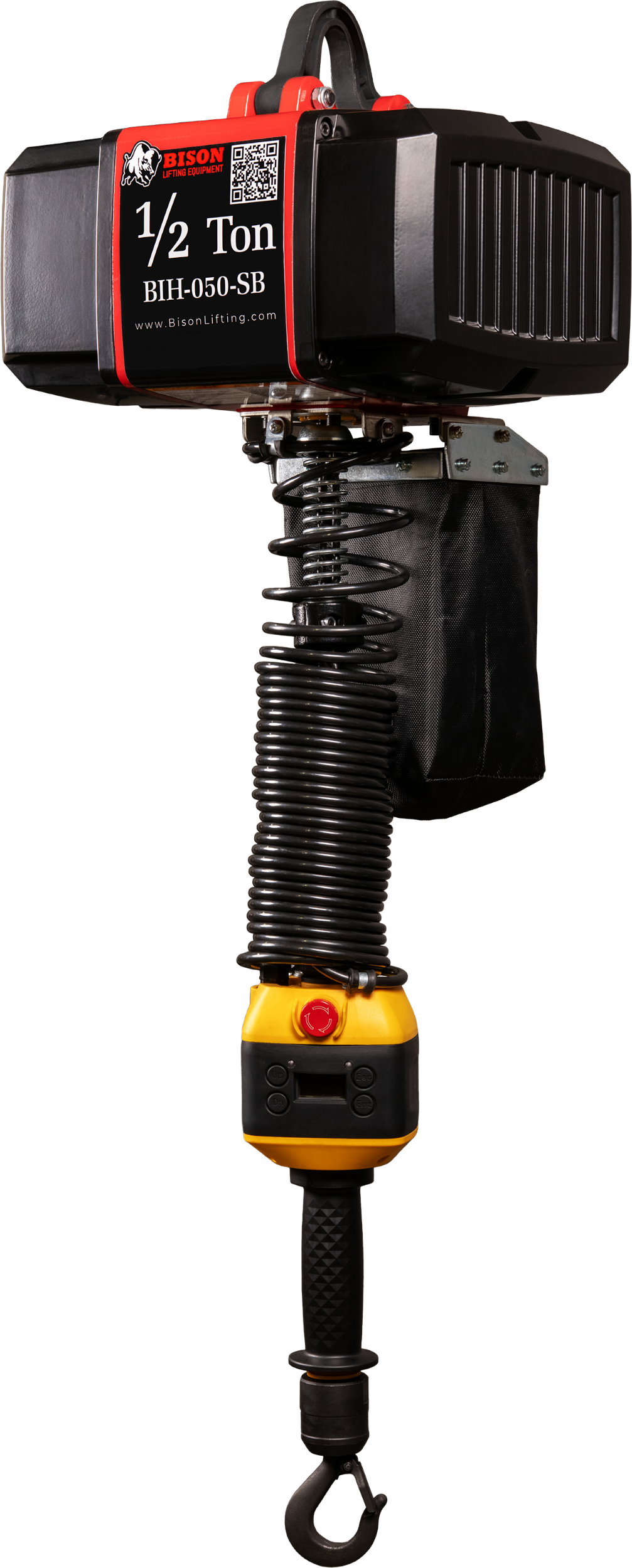 Bison BIH Series 1/2 Ton VFD Single Phase Electric Chain Hoist