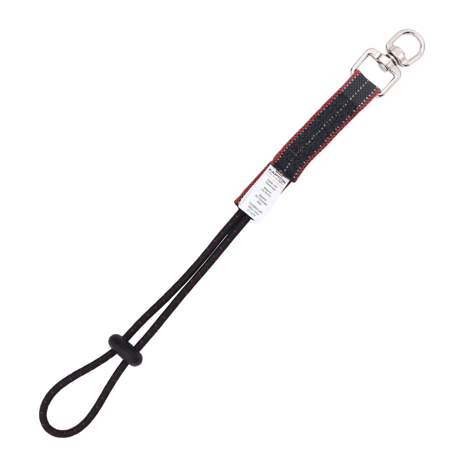 KStrong® Kaptor™ Elastic Loop Tool Tails Swivel - 10 lbs. (ANSI) - Pack of 3