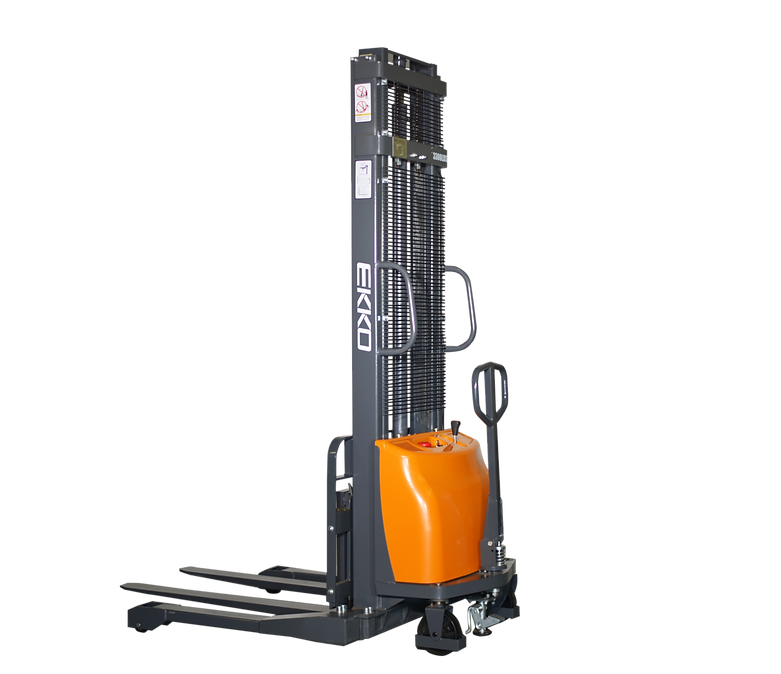 EKKO EA15A 3300lbs Semi-Electric Straddle Stacker