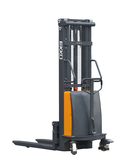 EKKO EA15E 3300lbs Semi-Electric Fork-Over Stacker