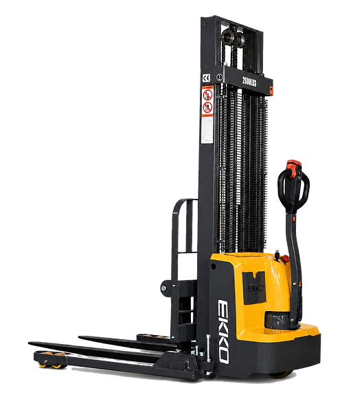 EKKO EB13E 2800lbs Fully Powered Straddle Stacker 119" Lift