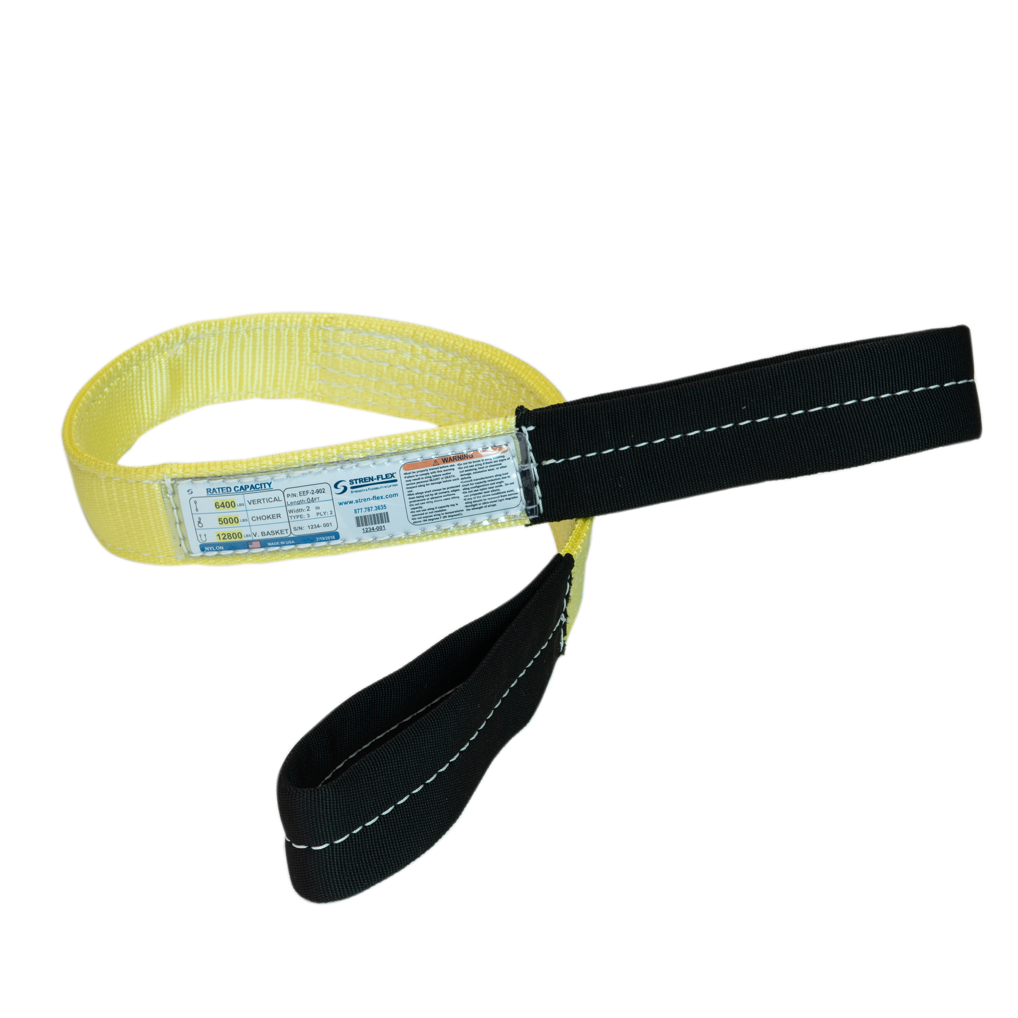 Gorilla-Guard Covered Eye Nylon Twisted Eye & Eye Web Sling - Type 4