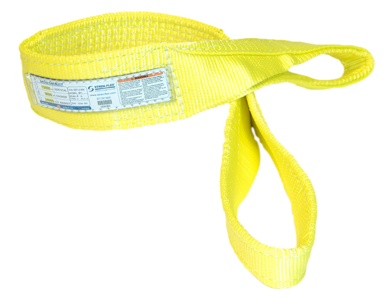 Nylon Flat Eye & Eye Web Sling - Type 3