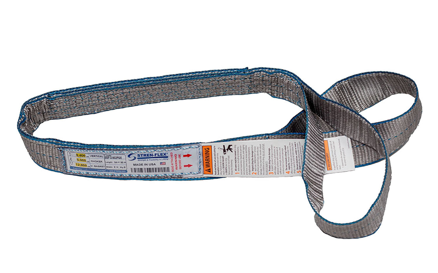 Gorilla Edge Polyester Twisted Eye & Eye Web Sling - Type 4