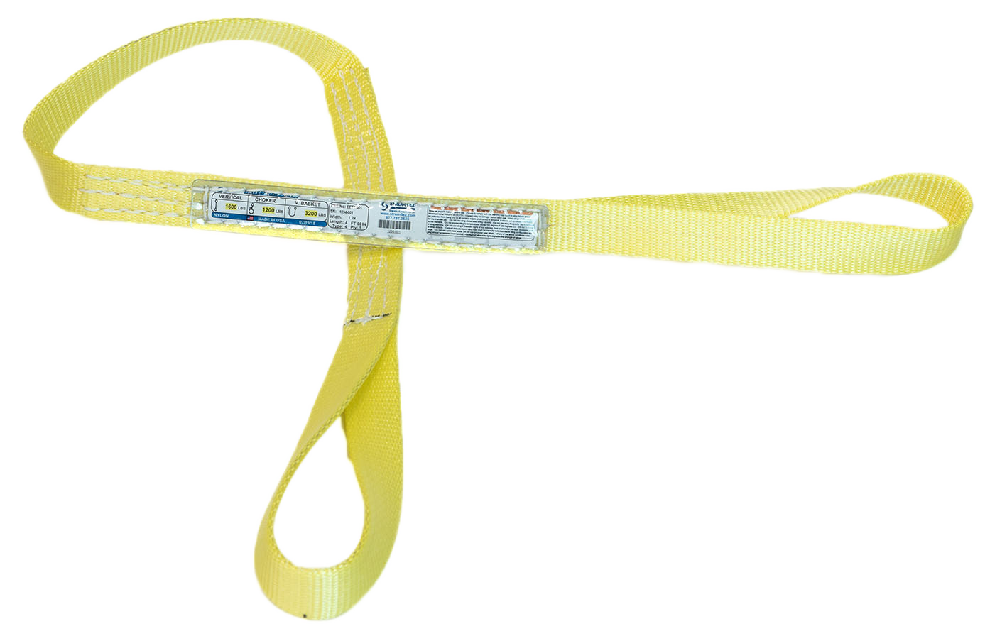 Nylon Twisted Eye & Eye Web Sling - Type 4