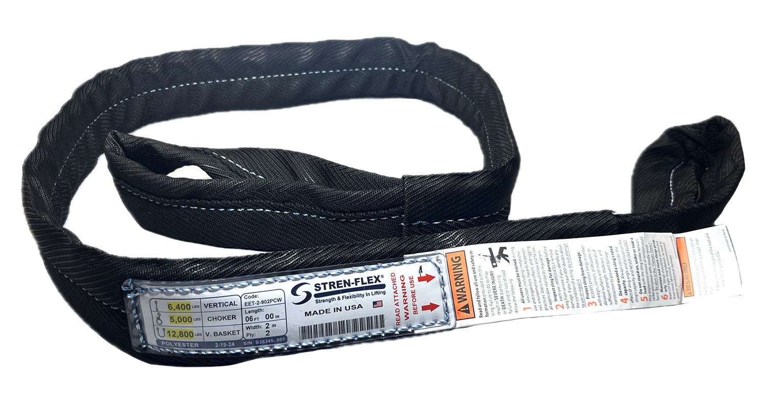Gorilla-Guard Completely Wrapped Nylon Twisted Eye & Eye Web Sling - Type 4