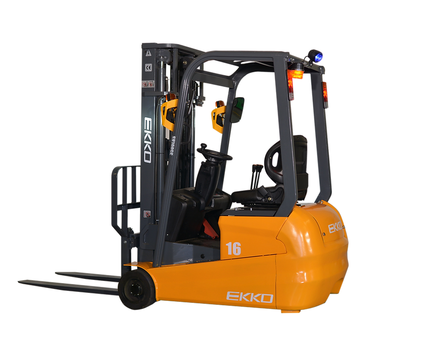 EKKO EK16A-138 3500lbs 3-Wheel Electric Forklift 138" LIft