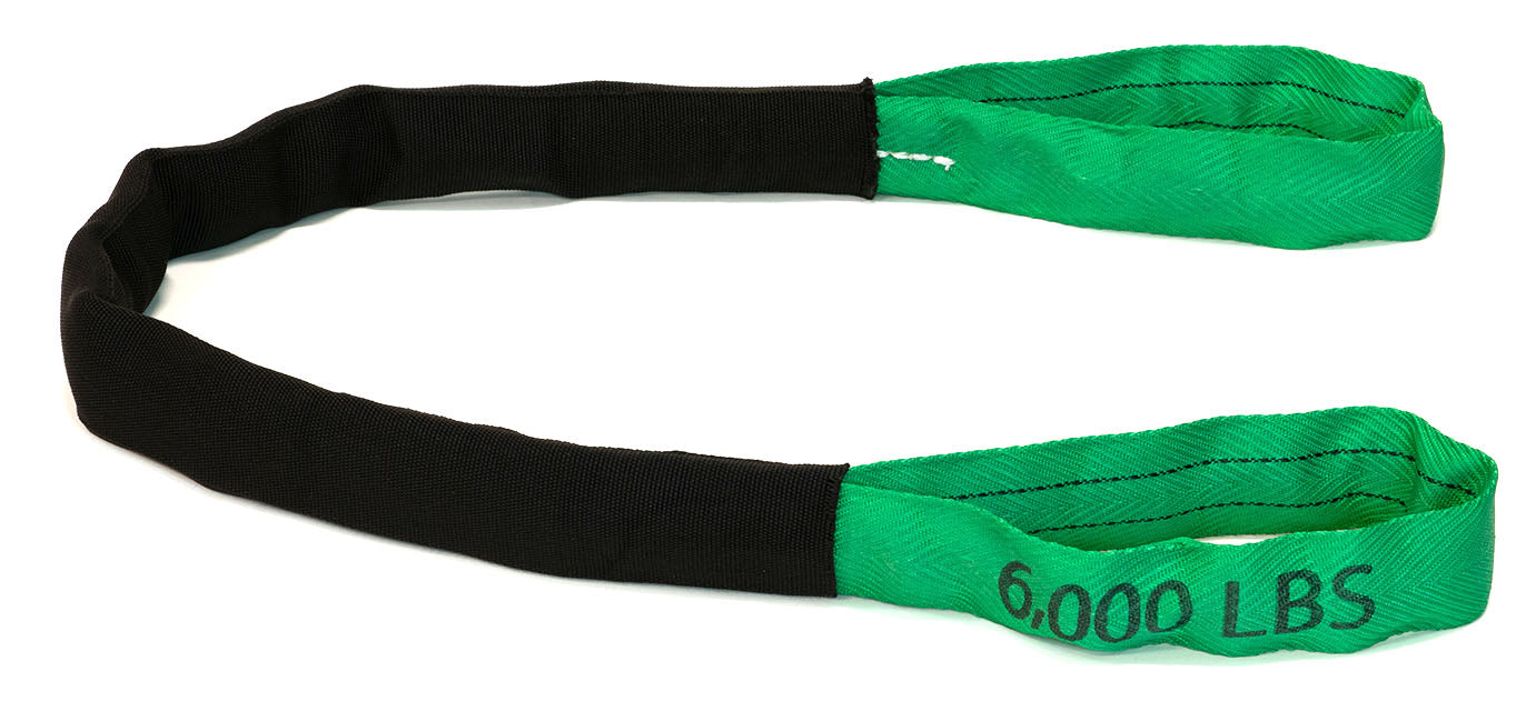 SIMIAN® GT Round Sling - Green - Eye & Eye - 6,000 lbs