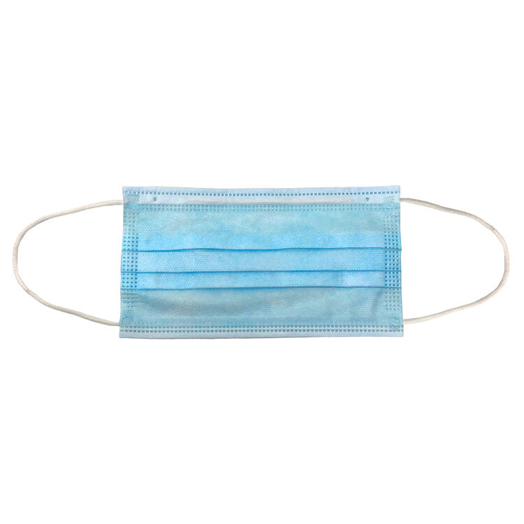 INTCO - 3-Ply Non-woven Disposable Face Mask, Pliable nose piece - Quantity 50