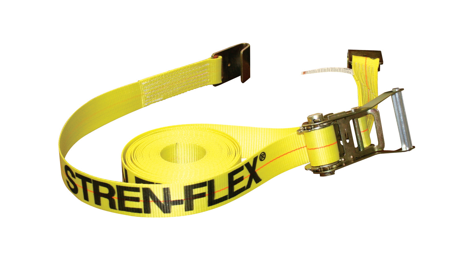 2" x 27' Ratchet Tie-Down Assembly w/ Flat Hooks