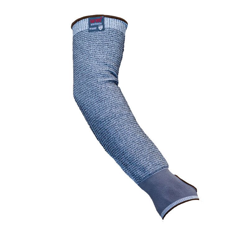 13 gauge Gray HDPE sleeve, 18" length, Thumb hole, ANSI A4 - Individual Vend Pack - Quantity 12