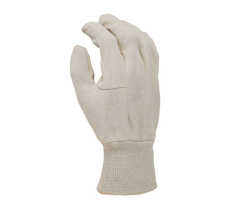 TASK GLOVES - Cotton/Poly 8oz Canvas Gloves - Quantity 12 Pair