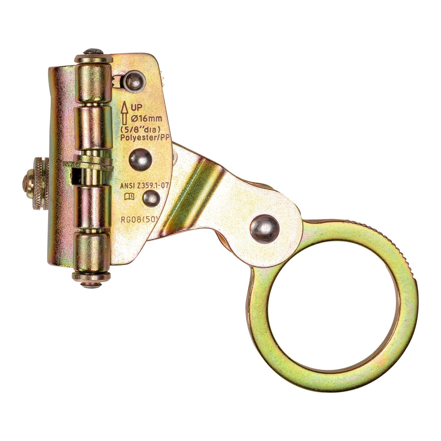 KStrong® 5/8" Self-Tracking Non-captive Openable Rope Grab with Anti-Panic Feature (ANSI)