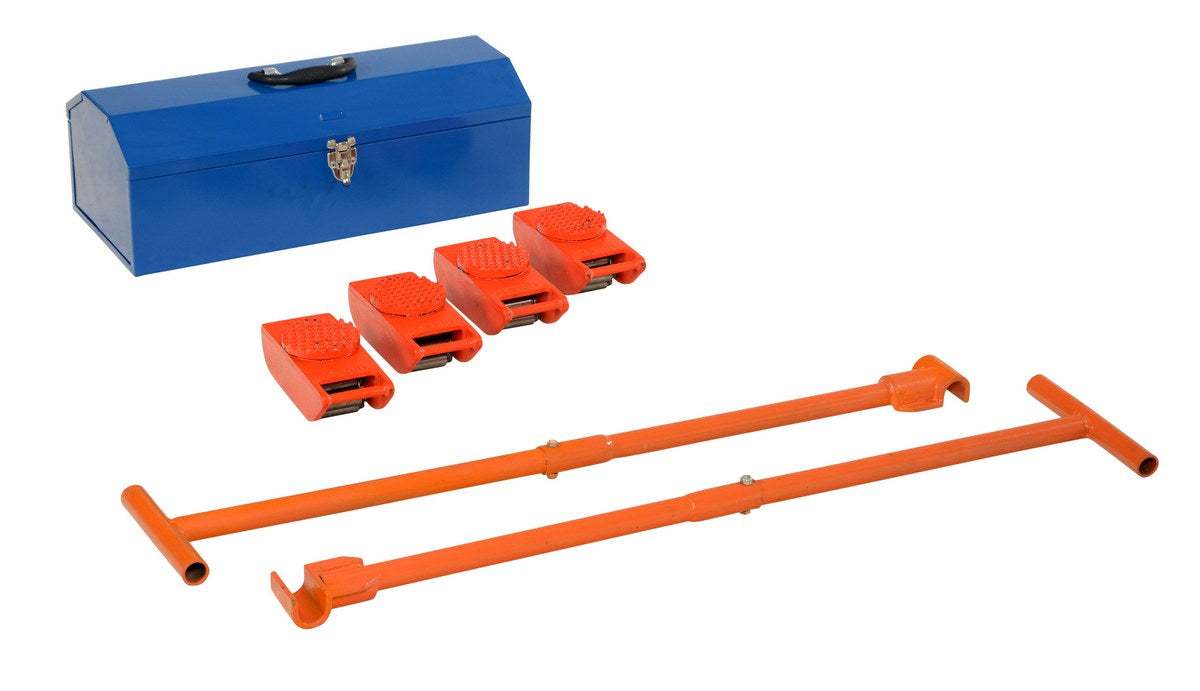 Vestil Steel Machine Roller Kit 8000lbs