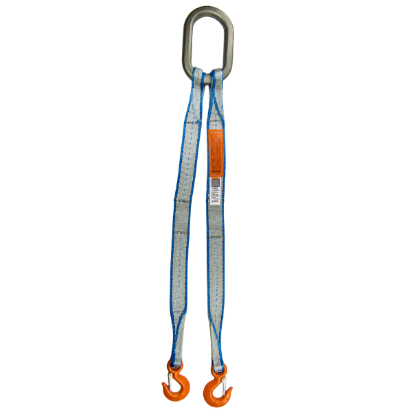 Lift-All 2-Ply Double Oblong w/ Sling Hook Tuff-Edge Web Bridle 4"