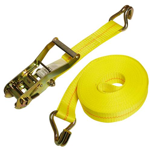 Ratchet Tie-Down Assembly w/ Wire Hooks