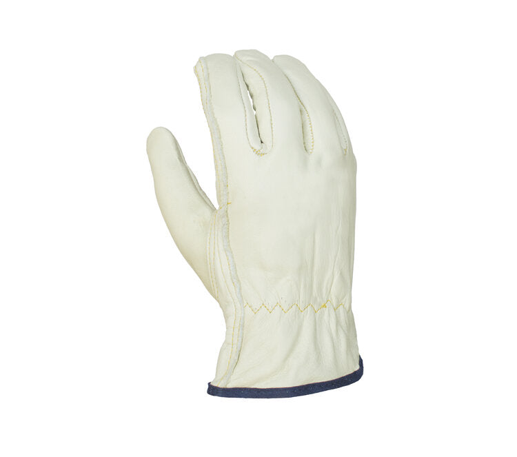 TASK GLOVES - Quality Grain Gloves, Cow Leather Drivers, Keystone Thumb, B/C grade - Quantity 12 Pair