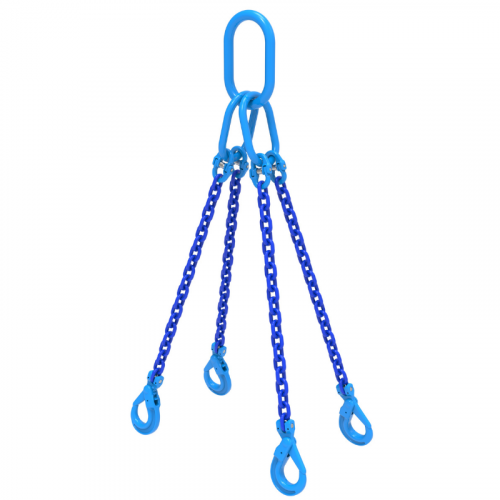 William Hackett 7/8 Inch Diameter 90600lbs 4-Leg Chain Sling